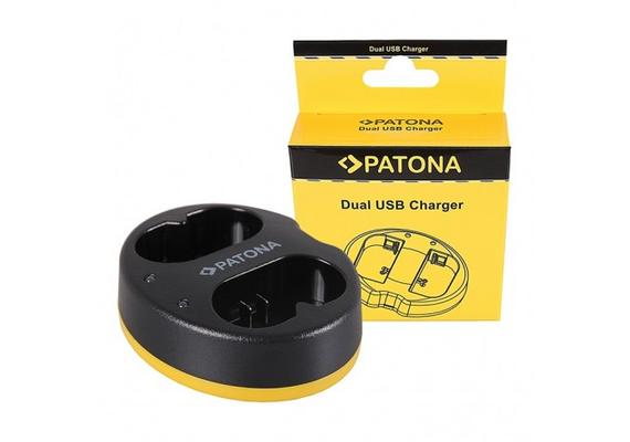PATONA Carregador Duplo USB para Baterias Godox VB20