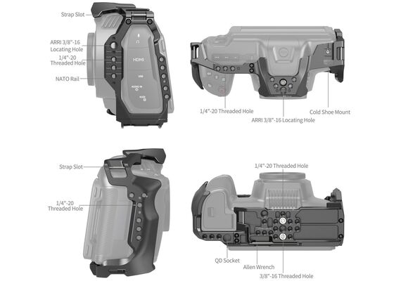 Cage para Blackmagic Design Cinema Camera 6K