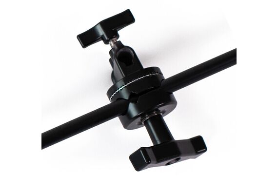 SAVAGE Kit C-Stand Aço Inoxidável 290cm com Braço Inclinável Preto