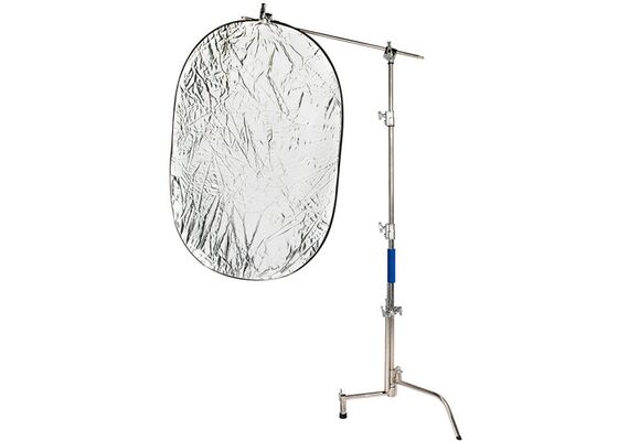 SAVAGE Kit C-Stand Aço Inoxidável 290cm com Braço Inclinável