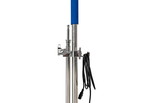 SAVAGE Kit C-Stand Aço Inoxidável 290cm com Braço Inclinável e Fundo Branco