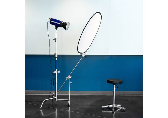 SAVAGE Kit C-Stand Aço Inoxidável 290cm com Braço Inclinável