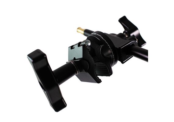SAVAGE Kit C-Stand Aço Inoxidável 290cm com Braço Inclinável Preto