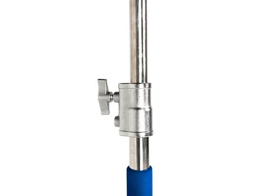 SAVAGE Kit C-Stand Aço Inoxidável 290cm com Braço Inclinável e Fundo Branco