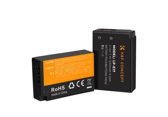 K&F CONCEPT Bateria LP-E17 1250mAh