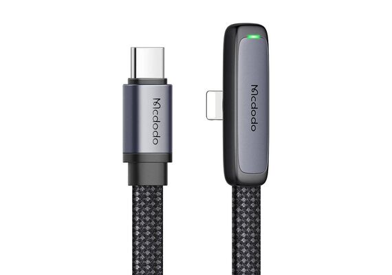 MCDODO Cabo de Carregamento USB-C, Angulo 90º - 120cm