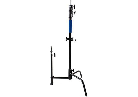 SAVAGE Kit C-Stand Aço Inoxidável 290cm com Braço Inclinável Preto