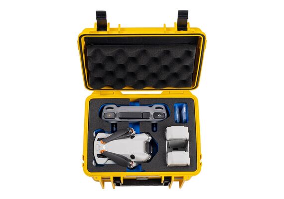 B&W Type 2000 Mala Rígida para DJI Mini 4 Pro (Amarelo)