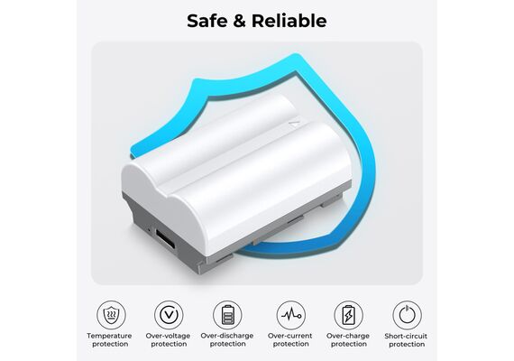 K&F CONCEPT Bateria com Carregamento USB-C NP-W235 2400mAh