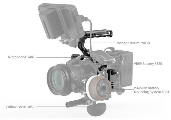 SMALLRIG 4520 Cage Kit para Nikon Z6 III