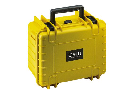 B&W Type 2000 Mala Rígida para DJI Mini 4 Pro (Amarelo)