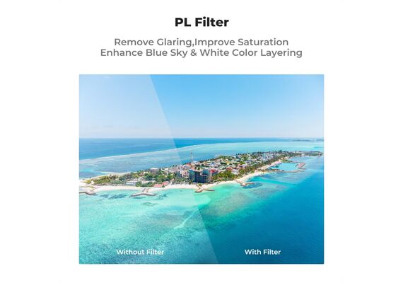 K&F CONCEPT Kit Filtros UV+PL+ND4+ND8+ND16+ND32 para DJI Avata 2