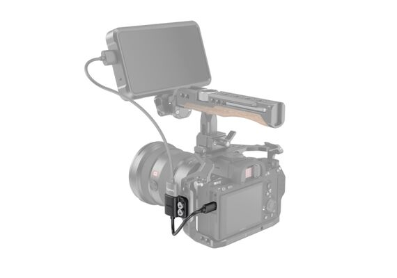 SMALLRIG 3021 Cabo Adaptador Ultra Slim 4K Micro HDMI Macho p/ Full HDMI Fêmea