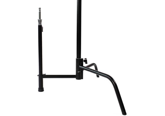 SAVAGE Kit C-Stand Aço Inoxidável 290cm com Braço Inclinável Preto