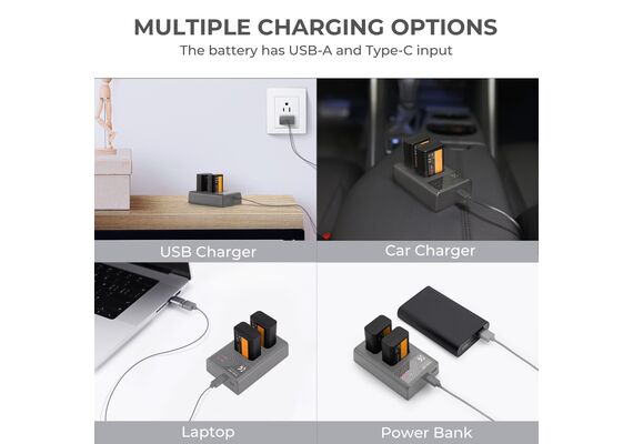 K&F CONCEPT Bateria NP-FW50 1100mAh