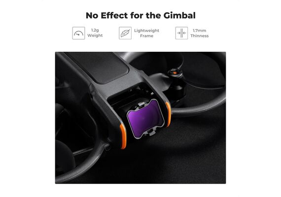 K&F CONCEPT Kit Filtros UV+PL+ND4+ND8+ND16+ND32 para DJI Avata 2