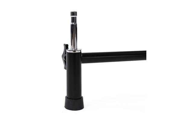 SAVAGE Kit C-Stand Aço Inoxidável 290cm com Braço Inclinável Preto