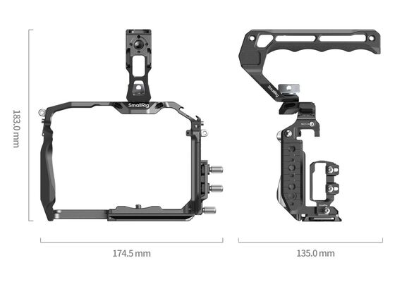 SMALLRIG 4825 Cage Kit HawkLock Quick Release para Panasonic Lumix GH7/GH6