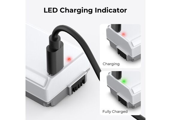 K&F CONCEPT Bateria com Carregamento USB-C NP-FW50 1100mAh