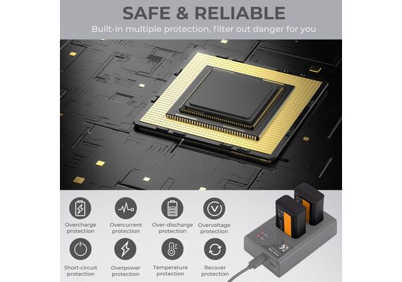 K&F CONCEPT Bateria NP-FW50 1100mAh