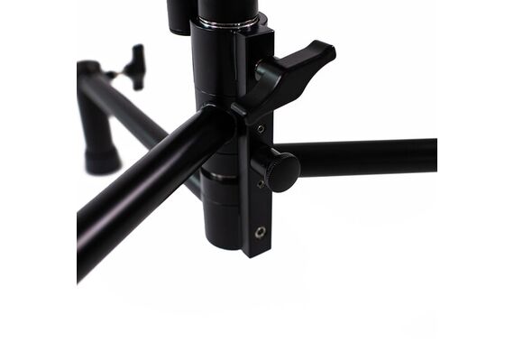 SAVAGE Kit C-Stand Aço Inoxidável 290cm com Braço Inclinável Preto