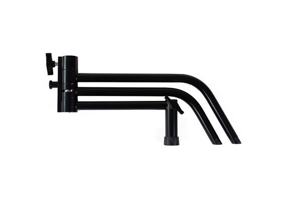 SAVAGE Kit C-Stand Aço Inoxidável 290cm com Braço Inclinável Preto