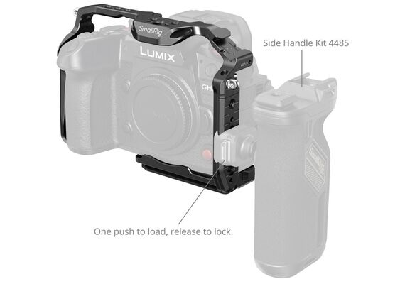 SMALLRIG 4824 Cage HawkLock Quick Release para Panasonic Lumix GH7/GH6