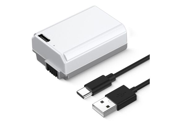 K&F CONCEPT Bateria com Carregamento USB-C NP-FW50 1100mAh