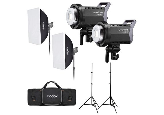 GODOX Kit Duplo Iluminador LED Litemons LA150D Daylight