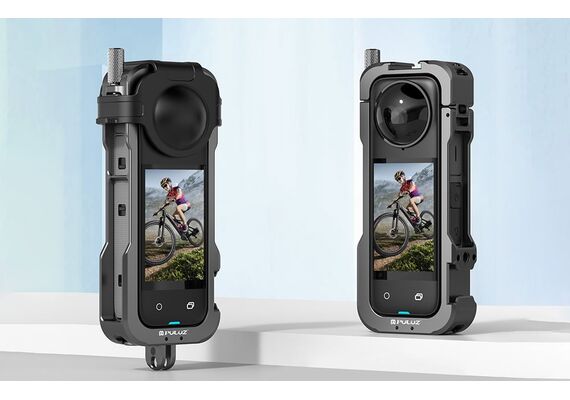 PULUZ ​Cage de Metal com Tampa de Lente para Insta360 X4