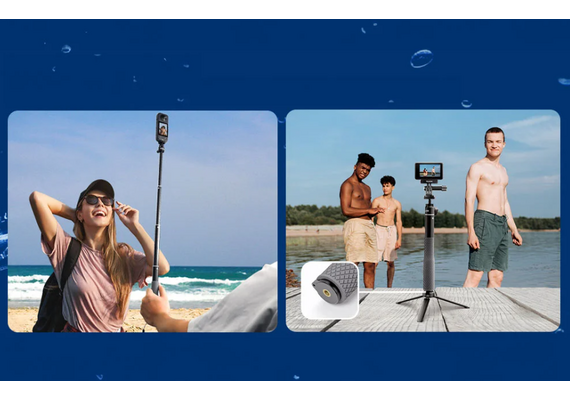 TELESIN Selfie Stick com Cabeça de Bola para Action Cam