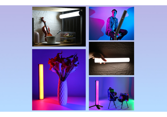 PULUZ Iluminador LED Tubular RGB 30cm