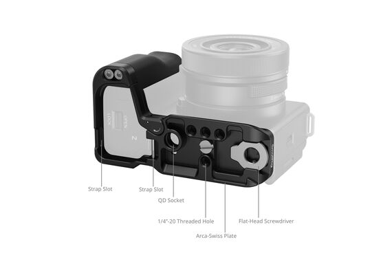 SMALLRIG 4778 L-Bracket com Punho para Sony ZV-E10 II