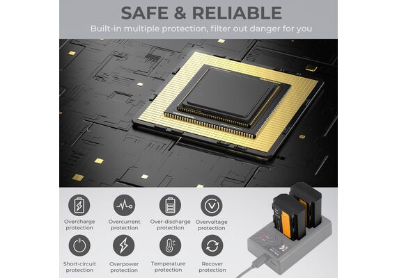 K&F CONCEPT Bateria NP-FZ100 2000mAh