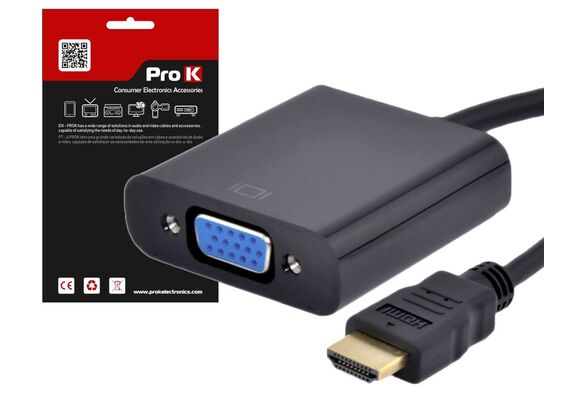 PROK Cabo Adaptador HDMI - VGA
