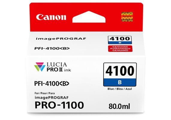 CANON Tinteiro Azul 80ml PFI-4100B