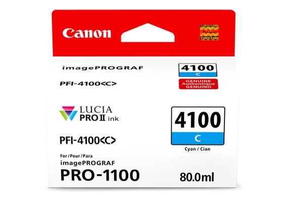 CANON Tinteiro Ciano 80ml PFI-4100C