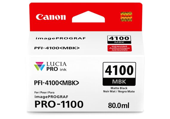 CANON Tinteiro Preto Mate 80ml PFI-4100MBK