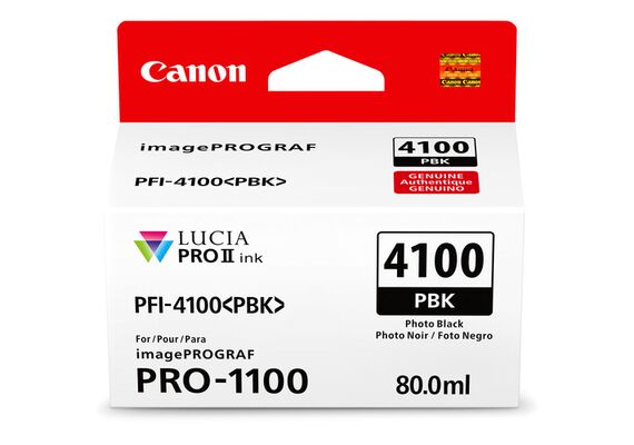 Tinteiro Preto Photo 80ml PFI-4100PBK