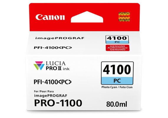 CANON Tinteiro Ciano Photo 80ml PFI-4100PC