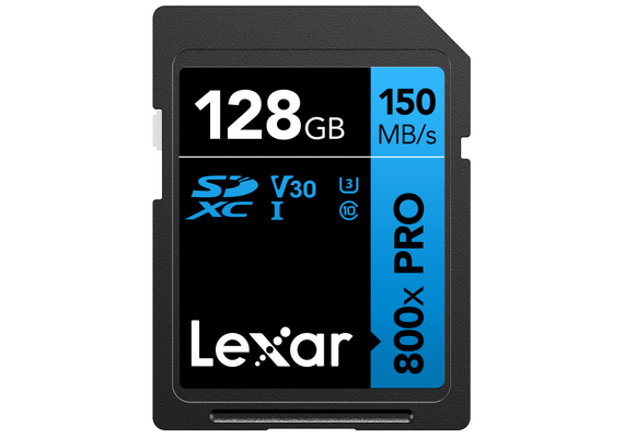 LEXAR Professional SDXC 800x 150MB/s Classe 10 U1 UHS-I 4K - 128GB