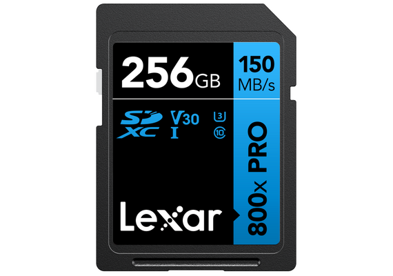LEXAR Professional SDXC 800x 150MB/s Classe 10 U1 UHS-I 4K - 256GB