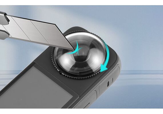 PULUZ Protetor de Lentes em Vidro para Insta360 X4