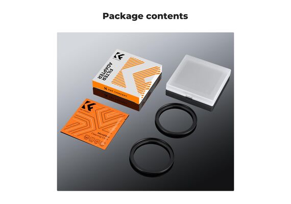 K&F CONCEPT Adaptador de Filtro Step-Up 55mm - 67mm + 2 Panos de Limpeza