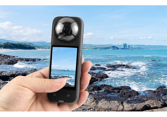 PULUZ Protetor de Lentes em Vidro para Insta360 X4