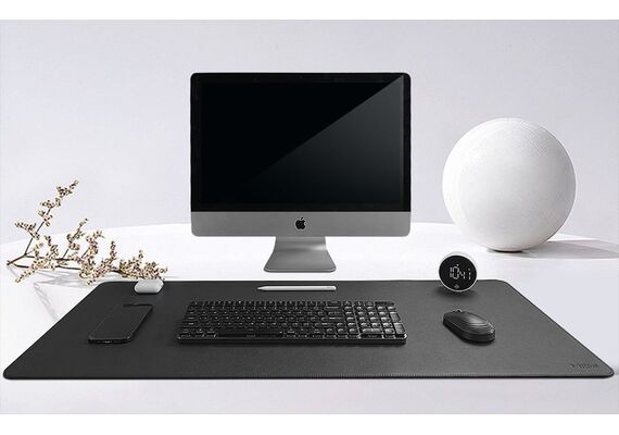 MIIIW Mouse Pad de Couro - Preto