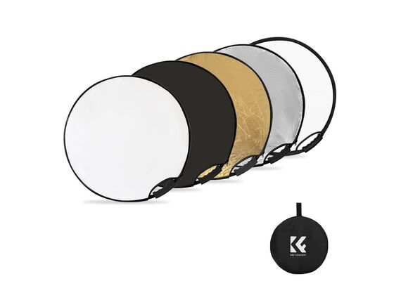 K&F CONCEPT Refletor Dobrável 5 em 1 60cm
