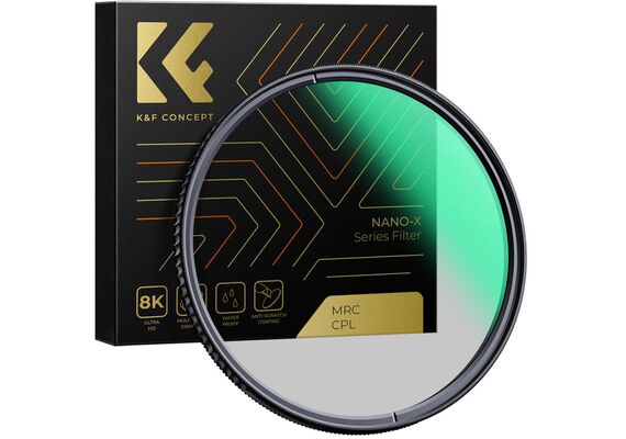 K&F CONCEPT Filtro Polarizador Nano-X MRC CPL 77mm