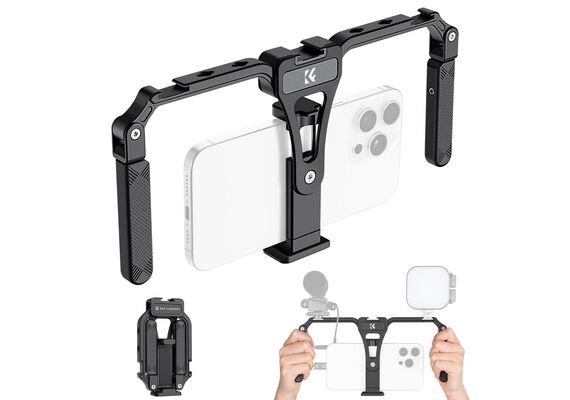 K&F CONCEPT Punho Duplo/Cage para Smartphone