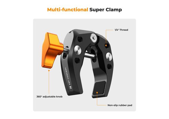 K&F CONCEPT Super Grampo Ms15 60mm